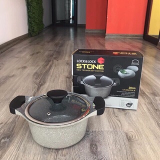 Nồi đá stone Lock&lock 20cm đáy từ
