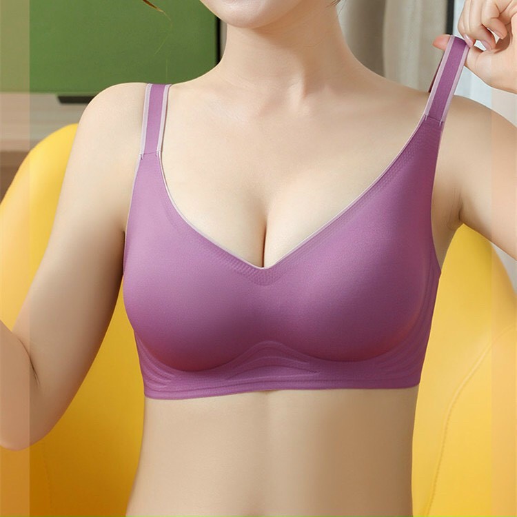 Áo Lót Đúc Su Không Gọng Đệm Mỏng Tàng Hình Nâng Đẩy Ngực Cao Cấp AL09