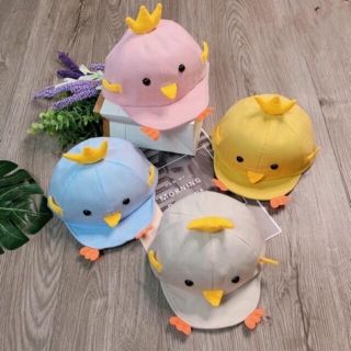 Mũ / Nón lưỡi trai vương miện gà vàng ( bé 2-8 tháng )