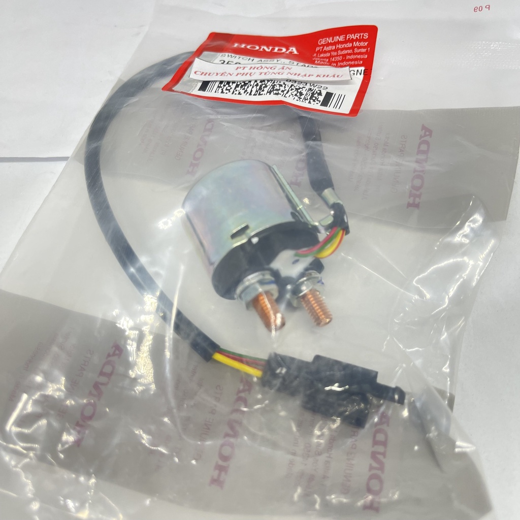 Rơ le đề  tròn Winner, Sonic, Supra nhập khẩu chính hãng Honda Indonesia - PT HỒNG ÂN