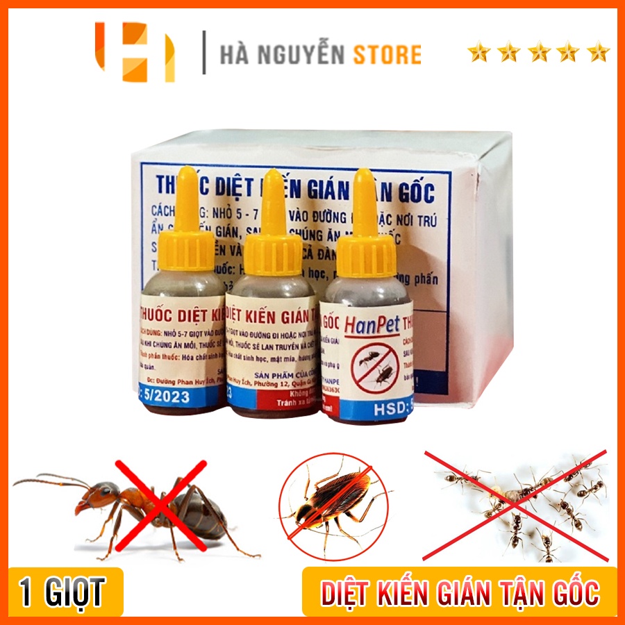 Thuốc Diệt Kiến, Gián, Kiến Hôi, Kiến Đen, Kiến Lửa, Kiến Ba Khoang, Tận Gốc Hiệu Quả 100%