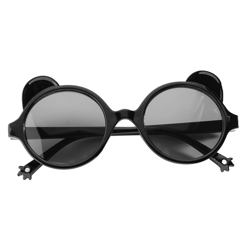 Kính Mát Gọng Tròn Hình Tai Mèo Thời Trang Cho Bé