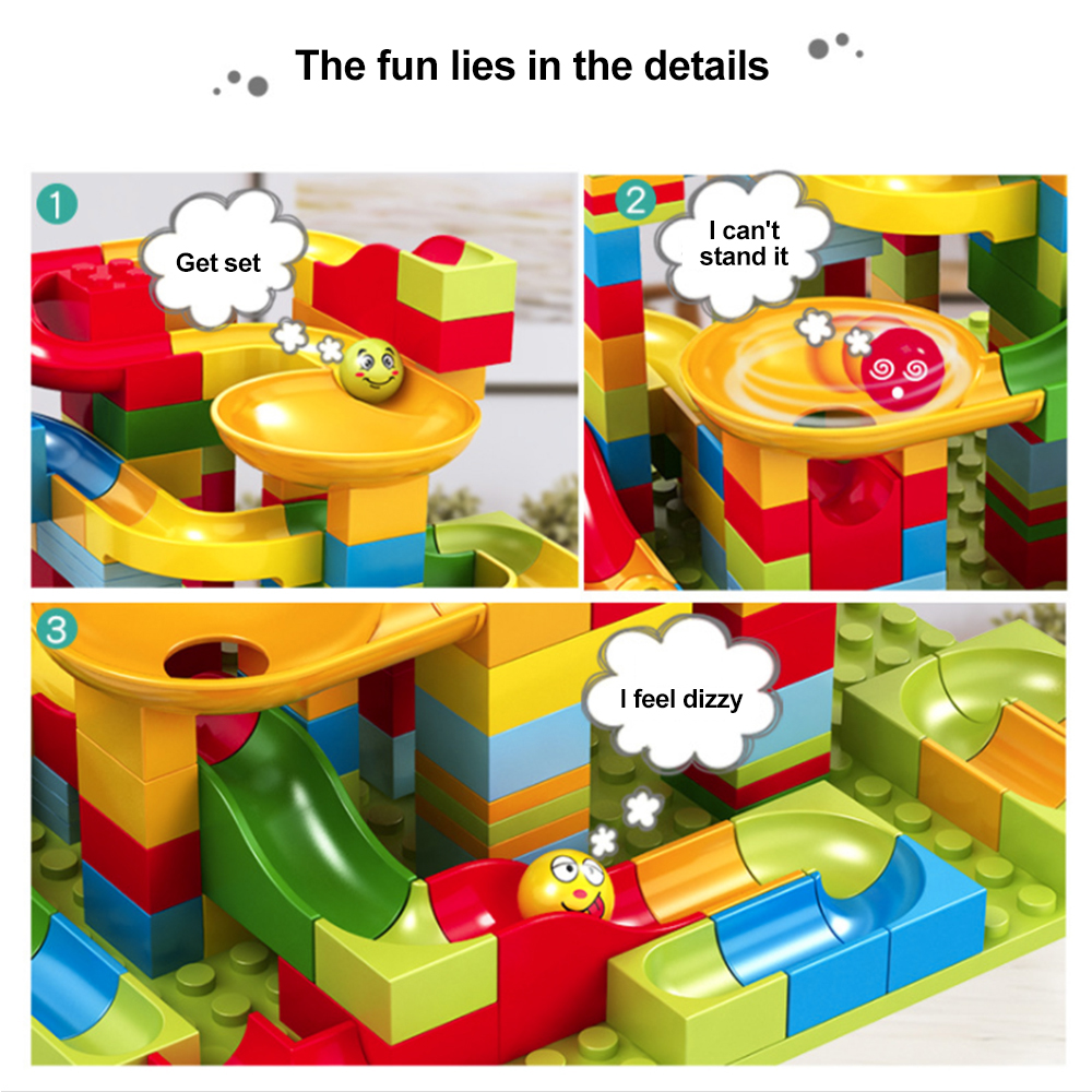 Phù Hợp đồ chơi trẻ em Lắp Ráp Đường Ray Xe Lửa 168 / 336 Mảnh Cho Bé 3 Tuổi