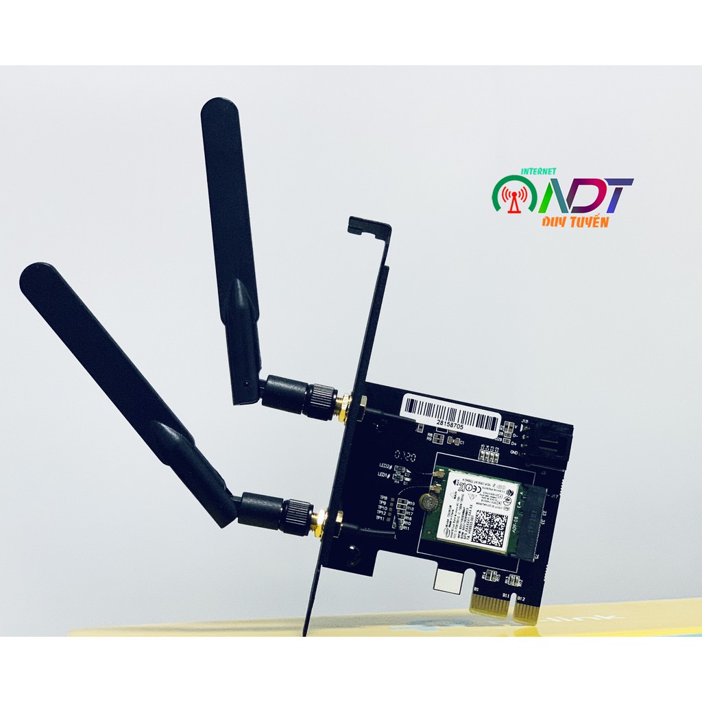 ✅ Card mạng không dây PCI-E  WiFi6   Intel AX200 / 9260AC / 8265AC / 8260AC /7265AC / 3160AC