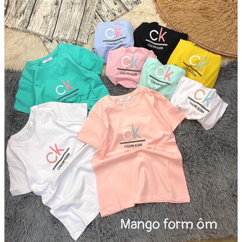 Áo Thun Nữ Phom Ôm Chất Thun Mango Hàng Quảng Châu Cao cấp Free Size 40-54Kg