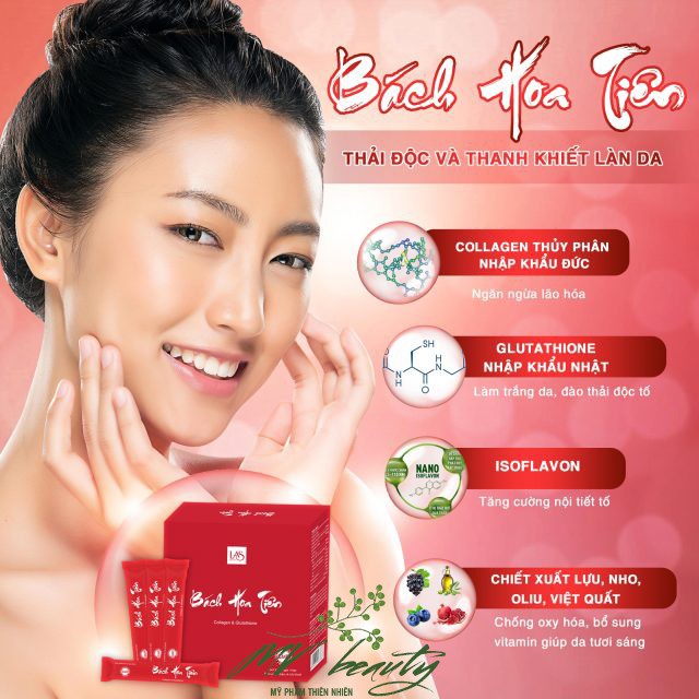 [FREESHI - CHÍNH HÃNG ] Cốm uống đẹp da Bách Hoa Tiên Las Beauty làm đẹp nội sinh | BigBuy360 - bigbuy360.vn