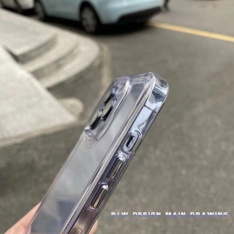 Ốp Điện Thoại TPU Mềm Trong Suốt Chống Sốc Sang Trọng Cho iPhone 13 12 11 Pro MAX 7Plus 8Plus X XS MAX XR