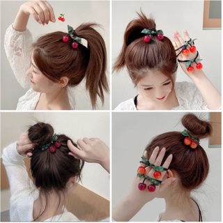 Dây cột tóc trái cherry xinh xắn