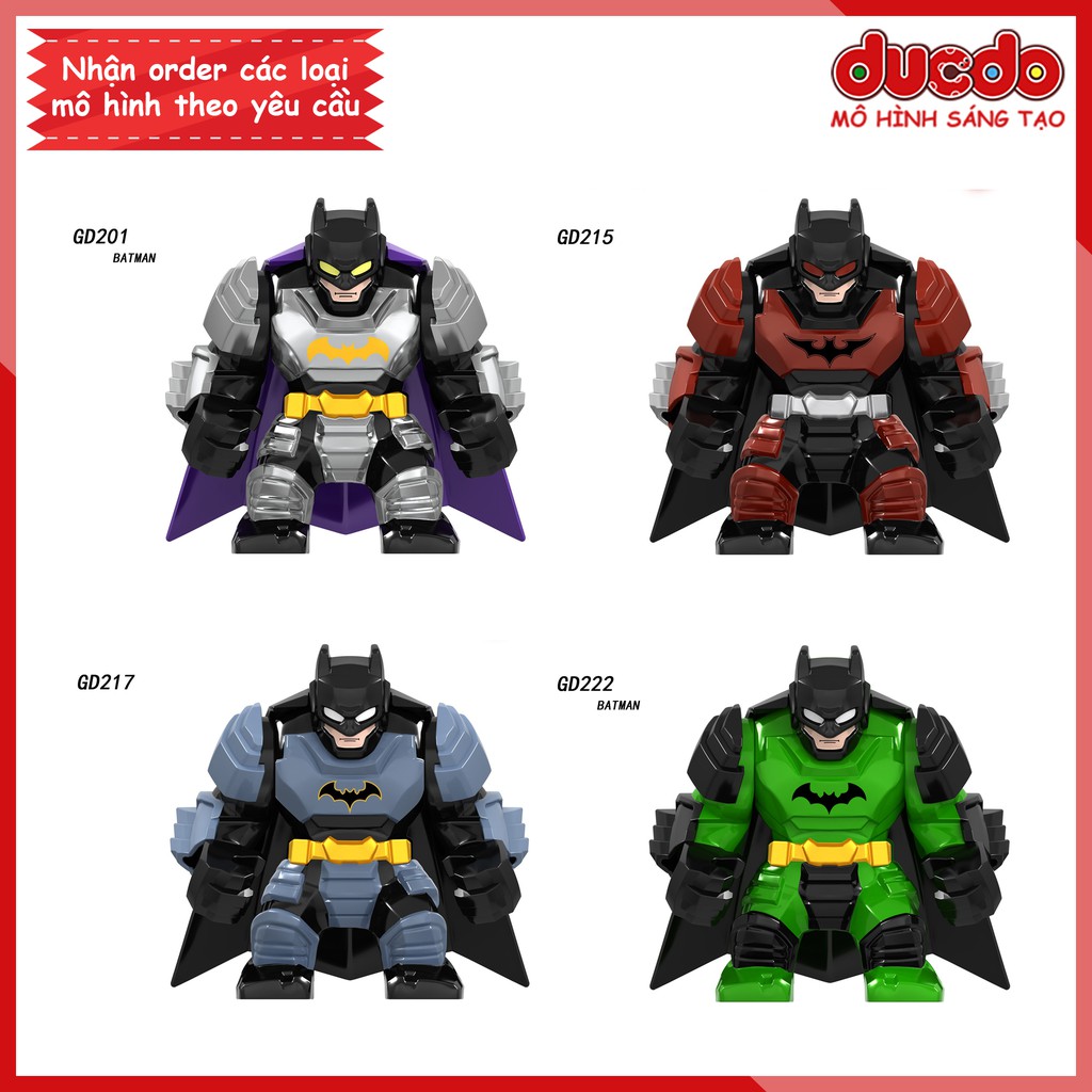 Bigfig siêu anh hùng Batman - Đồ chơi Lắp ghép Xếp hình Mini Minifigures Big Fig Iron Man GD201 215 217 222 LeLe