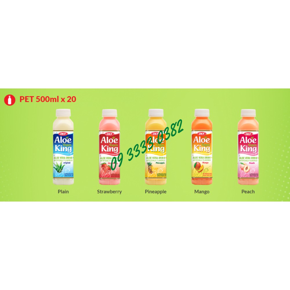 Sữa chua uống nha đam Aloe King Yogos OKF 500ml - Hàn Quốc