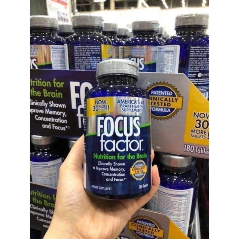 Date08/2025 Viên Uống Bổ Não FOCUS Factor –Tăng Cường Trí Nhớ -