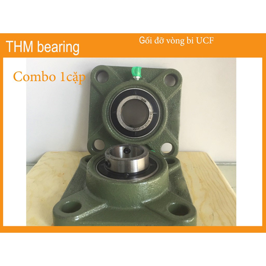 1 cặp Gối đỡ hình vuông trục đứng, trục ngang 20mm,25mm,30mm,35mm,40mm,45mm,50mm