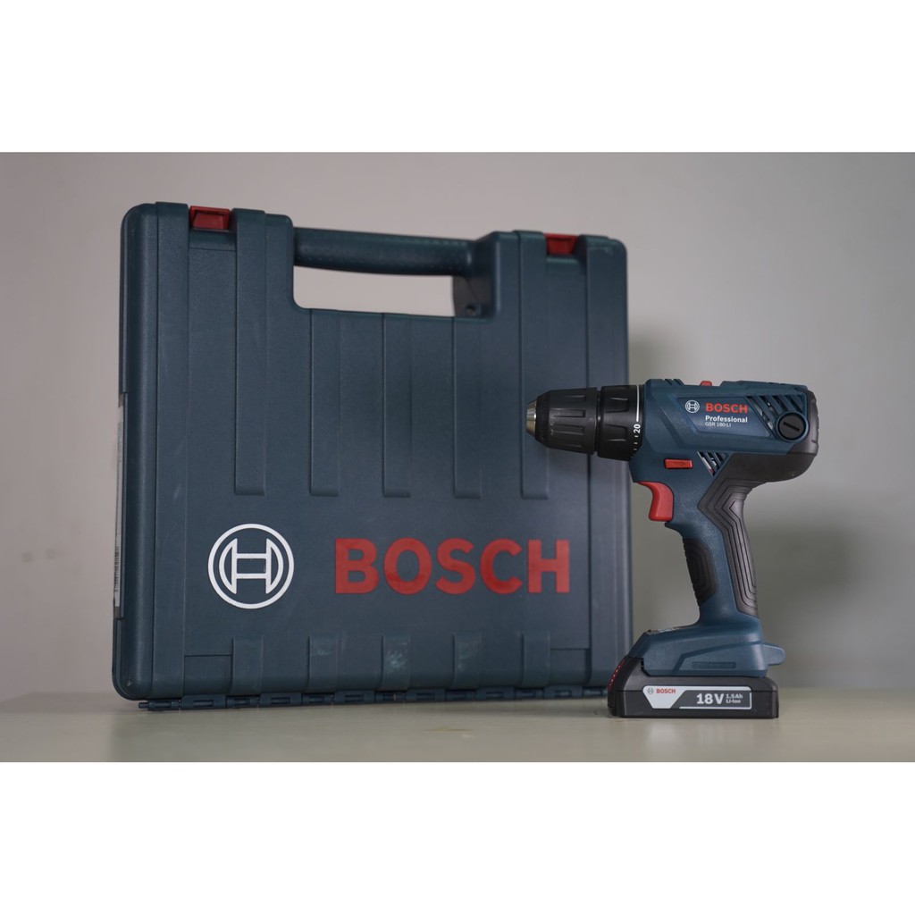 Máy khoan vặn vít dùng pin BOSCH GSR 180-Li