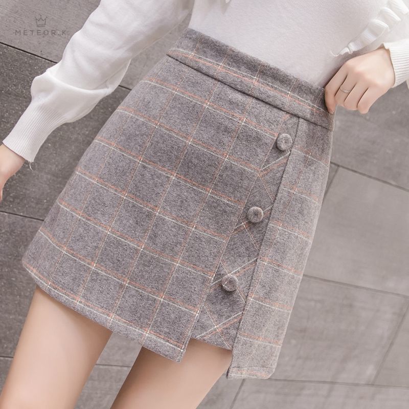 Chân váy họa tiết kẻ ca rô trẻ trung hợp thời trang cho nữ | BigBuy360 - bigbuy360.vn