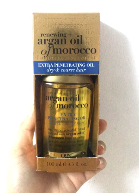 Tinh dầu dưỡng tóc OGX Renewing Argan Oil Of Morocco Penetrating Oil