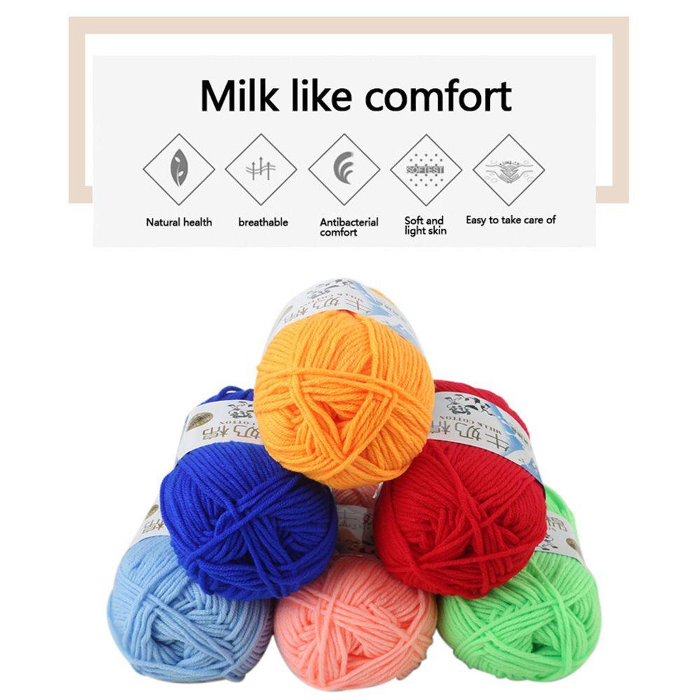 1 Cuộn Len cotton Sữa Đơn Thoải Mái Chất Lượng Cao
