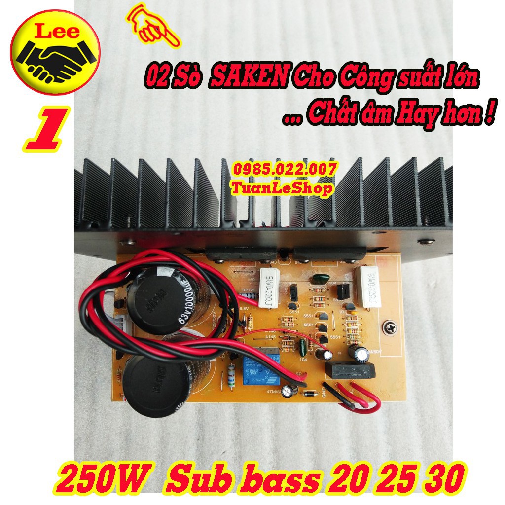 MẠCH CÔNG SUẤT LOA SUB - LOA SIÊU TRẦM JB - 2 SÒ SANKEN