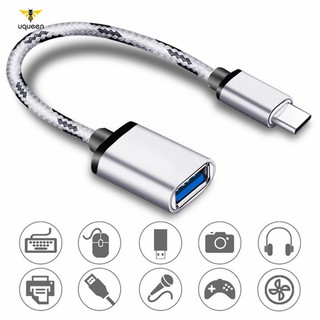 Dây cáp truyền dữ liệu đầu cắm USB2.0 Type-C sang lỗ cắm OTG tiện dụng