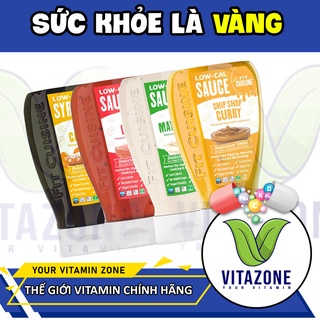 Gia vị hỗ trợ ăn kiêng fit cuisine low calorie sauce 425ml