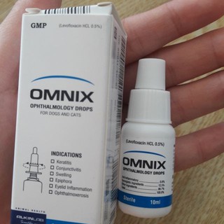 Thuốc nhỏ mắt chó mèo omnix - alkin