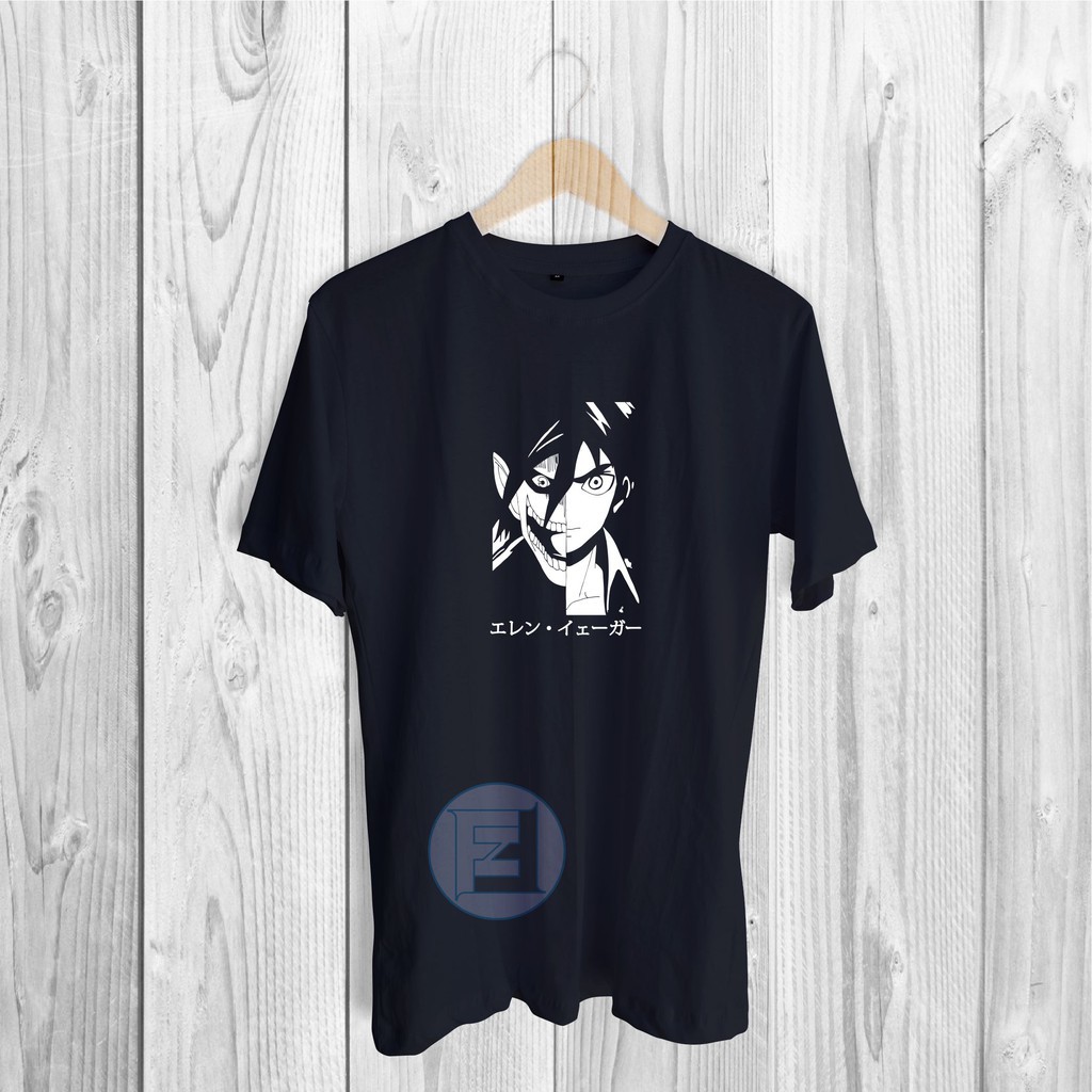 Mẫu áo thun in hình Eren Jaeger Anime T-shirt Aot T-shirt Outdoor T-shirt độc đẹp giá rẻ