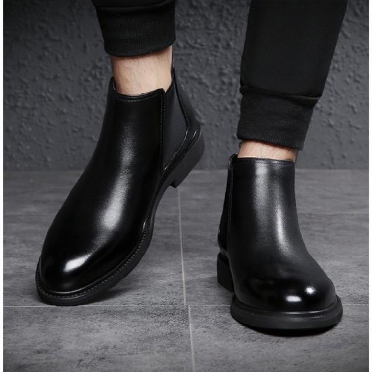 Bốt nam nữ cổ chun 4 mùa Cao Cấp - Giày boots nam Chelsea Boots Classic đế khâu ( đặt lùi 1 size) ⛹️🏻