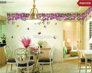 Decal dán chân tường kiểu mới