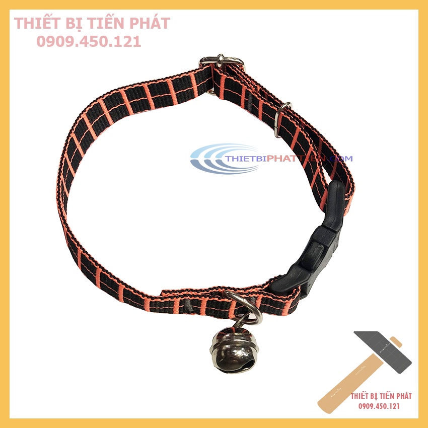 Vòng Cổ Cho Chó Mèo Tích Hợp Chuông Cho Chó Nhỏ Loại Dày