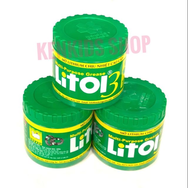 Mỡ bò chịu nhiệt cao cấp Litol