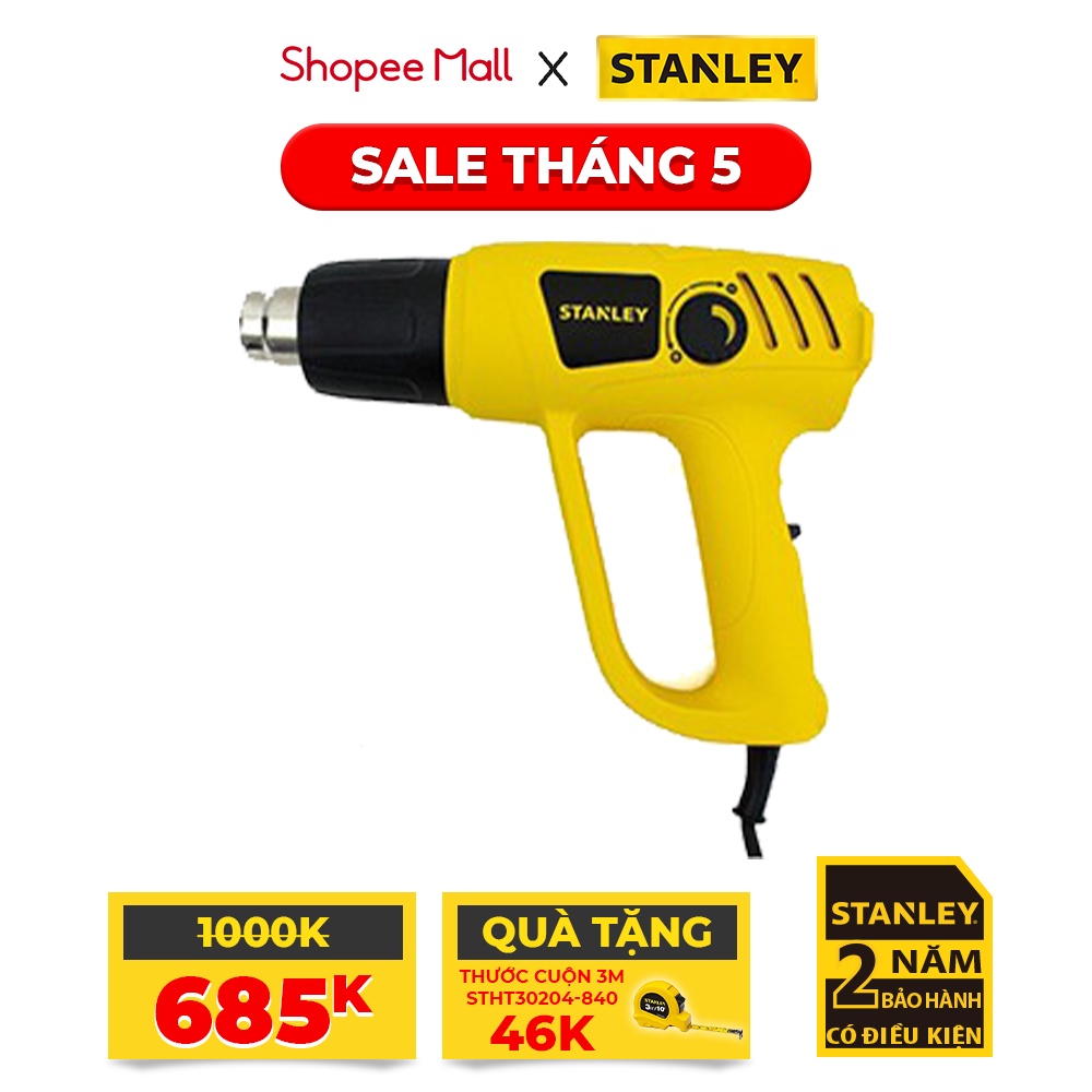 Máy thổi hơi cầm tay 2000W Stanley STEL670- B1