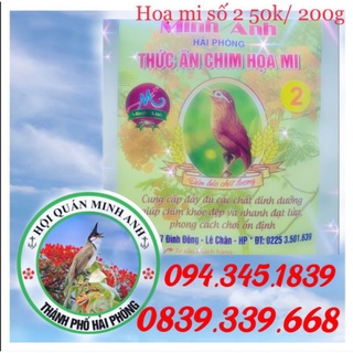 Cám Chim Họa Mi Minh Anh Số 2 ( 200gr )