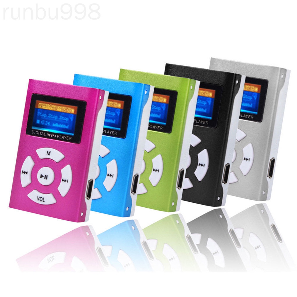 Máy nghe nhạc mp3 mini hỗ trợ thẻ micro sd/tf màn hình lớn hỗ trợ usb