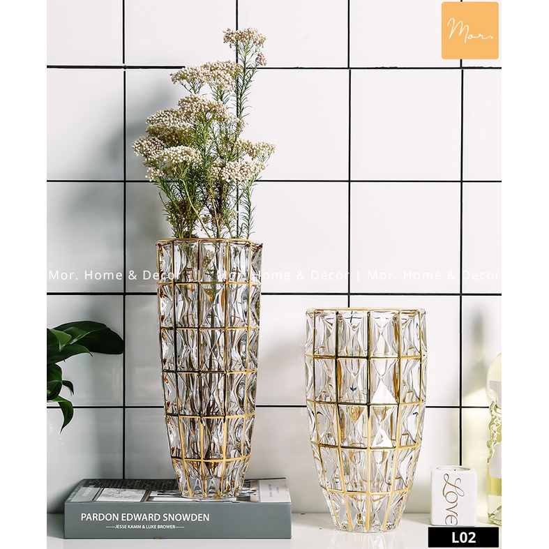 Lọ hoa pha lê cao cấp - L02