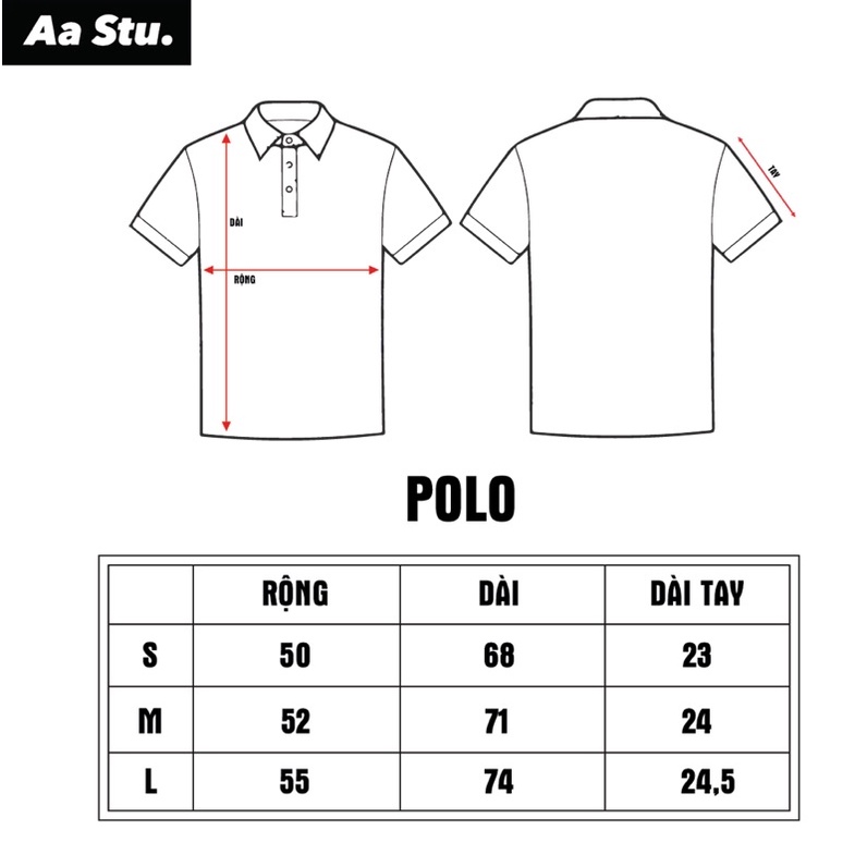 ÁO THUN POLO / METAL TAG POLO - BLACK // CREAM