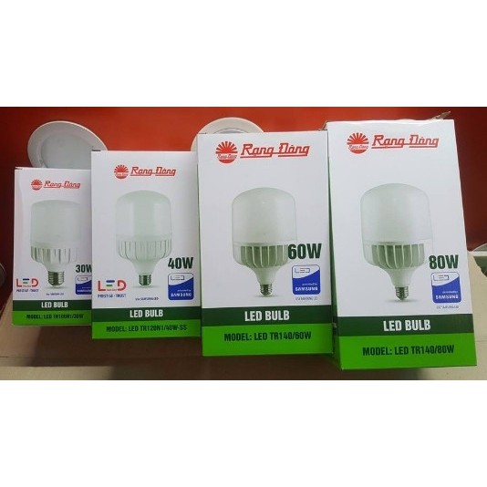Bóng Led buld trụ 80W Rạng Đông Chống nước