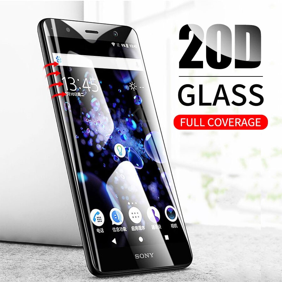 Kính Cường Lực Toàn Màn Hình Cao Cấp Cho sony xperia x xa xa1 xa2 ultra xz xzs xz1 xz2 xz3 c6 Ốp