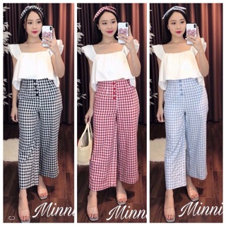 Set Áo Cánh Tiên Kèm Băng Đô & Quần Ống Rộng Culottes