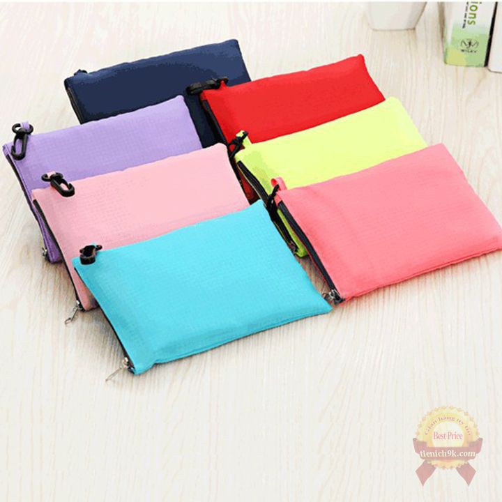 Túi xách nữ đi chợ có thể gấp gọn thành ví vải chống nước Oxford