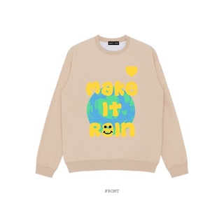 Áo sweater lót lông Make it rain( order taobao)