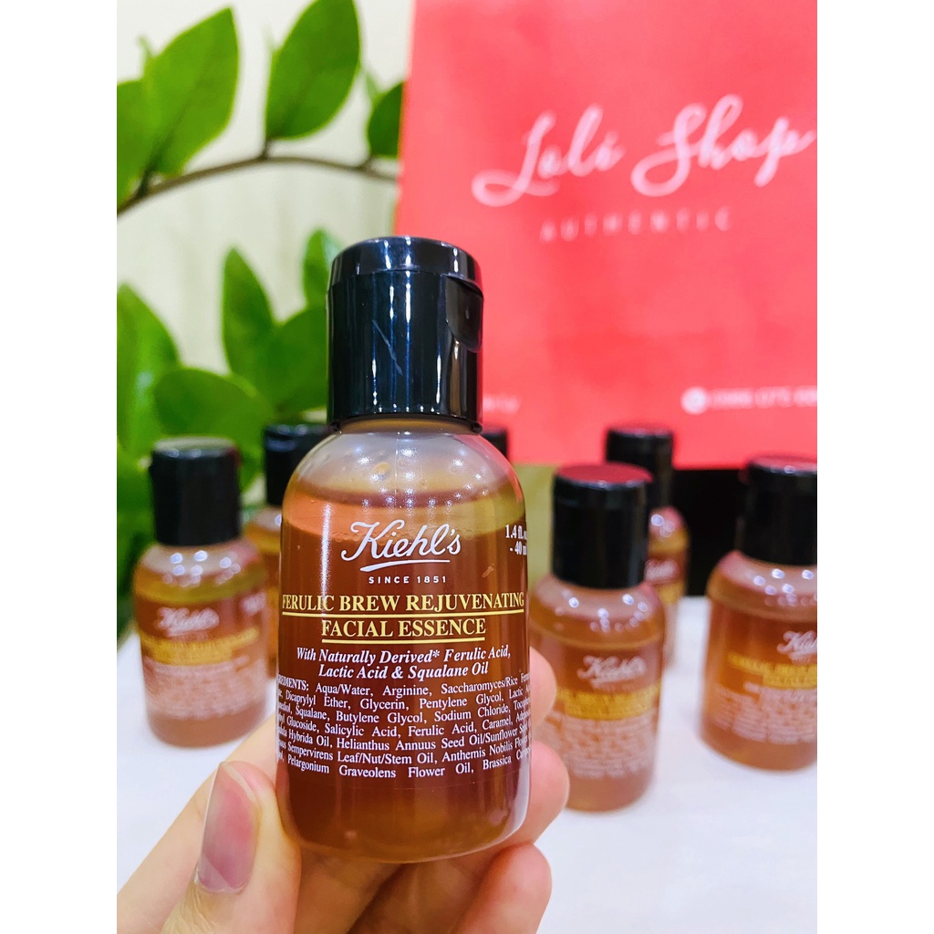 [Date2024] Kiehls Tinh Chất Trẻ Hóa Da Mặt (Kiehl's Ferulic Brew Rejuvenating Facial Essence) Mini 40ml