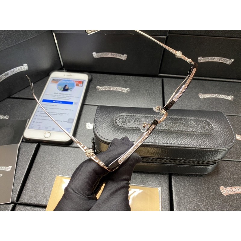 Siêu phẩm kính mắt CHROMEHEARTS Sluntrapiction cao cấp đầy đủ phụ kiện