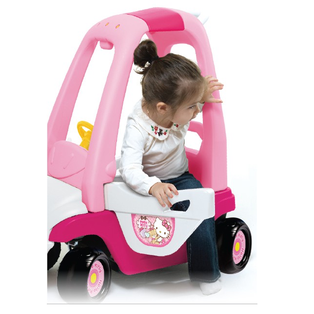 Xe chòi chân cho bé Z07 BBT Global, cho bé 1 đến 5 tuổi, Thiết kế Hello Kitty, nhập khẩu Hàn Quốc, âm nhạc vui nhộn