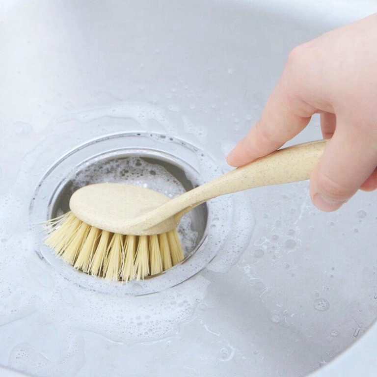Bàn Chải Vệ Sinh Đồ Bếp Có Cán Cọ Vệ Sinh Đa Năng Tiện Lợi Cho Nhà Bếp