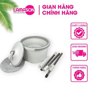 Bộ lau nhà 360 độ, tự tách nước bẩn, tự vắt thông minh, TẶNG KÈM 2 bông lau nhà thay thế cao cấp Lamason10K