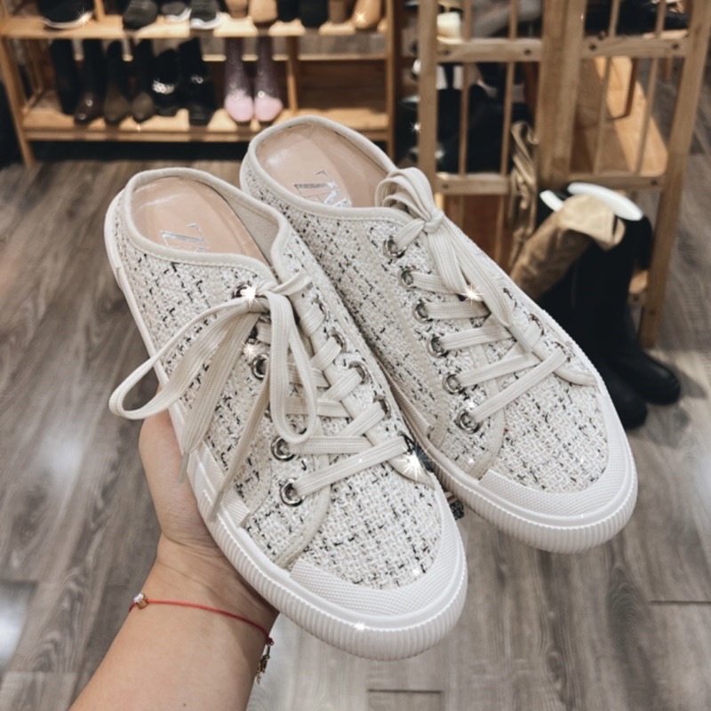 đơn 99K] [Joiehome] Giày sneaker vải hở gót 2021
