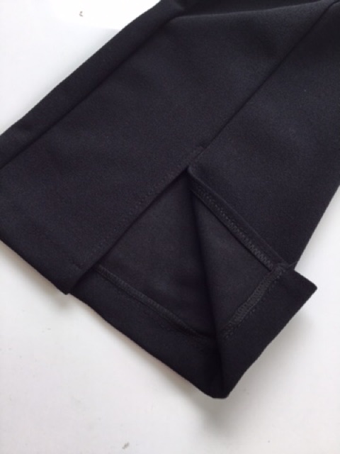 Quần tây công sở ống loe xẻ vạt cạp khoá | BigBuy360 - bigbuy360.vn