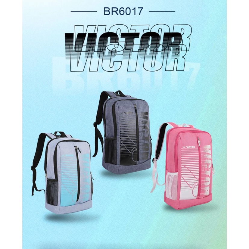 Balo đựng vợt cầu lông victor chính hãng BR6017 mẫu mới màu sắc tinh tế