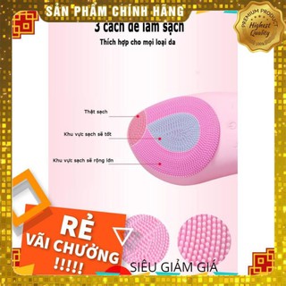 Máy rửa mặt mini cầm tay cho nam và nữ, dùng kèm sữa rửa mặt, loại bỏ chất nhờn, bụi bẩn, tế bào chết ricado.shop01
