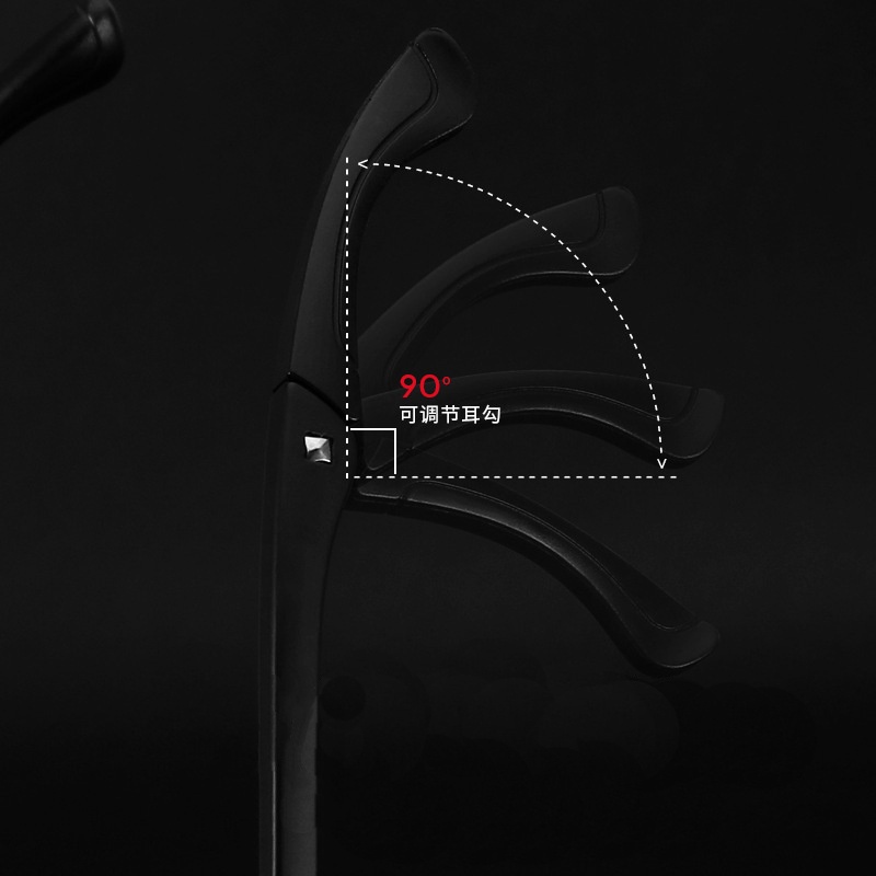 Kính Mát HEVIA TR90 Gọng Siêu Nhẹ Co Giãn Thoải Mái PT068