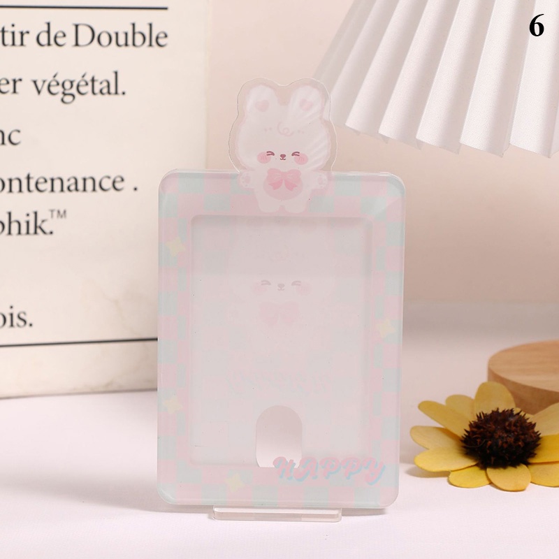 Set Phụ Kiện Trang Trí Thẻ Bằng Acrylic Hình Gấu Dễ Thương